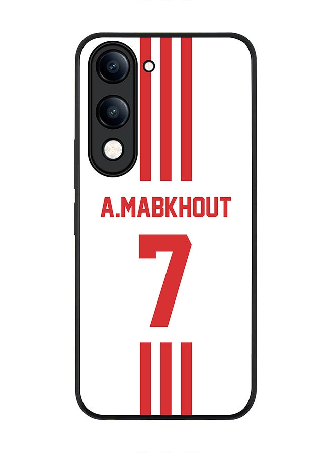 For vivo Y04 / Y29t 5G Case,Slim fit Camera Protection, Shockproof Thin Phone cover  - Football - UAE,  A.Mabkhout